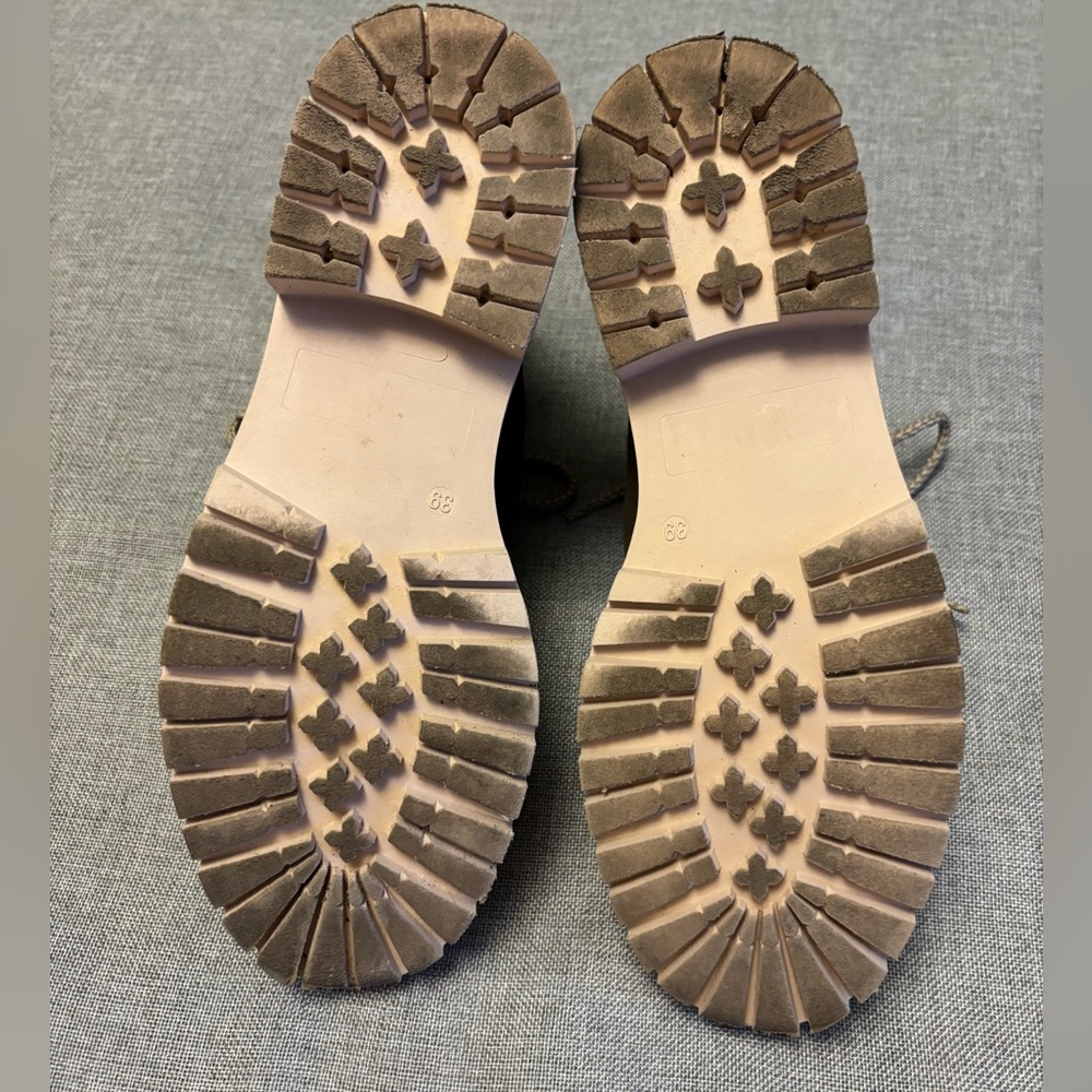 ANTHROPOLOGIE Pilcro Green Suede Boots, Sz 39. - Picture 8 of 15